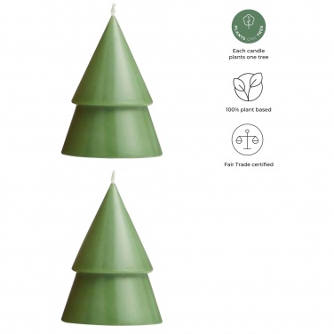 Logotrade promotional giveaway picture of: Originalhome Xmas tree candle set of 2 - M