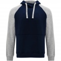 Badet kids two-tone hoodie, Navy Blue / Heather grey