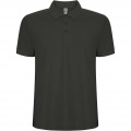 Pegaso Premium short sleeve men's polo, Dark Lead