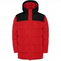 Tallin kids insulated jacket, Red / Solid black