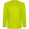 Montecarlo long sleeve kids sports t-shirt, Fluor Yellow