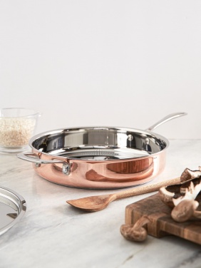 Logo trade promotional gifts picture of: VINGA Baron copper sauté pan