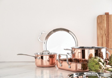 Logo trade promotional merchandise image of: VINGA Baron copper saucepan