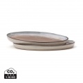 VINGA Nomimono plate 20 cm, 2 pcs set, beige