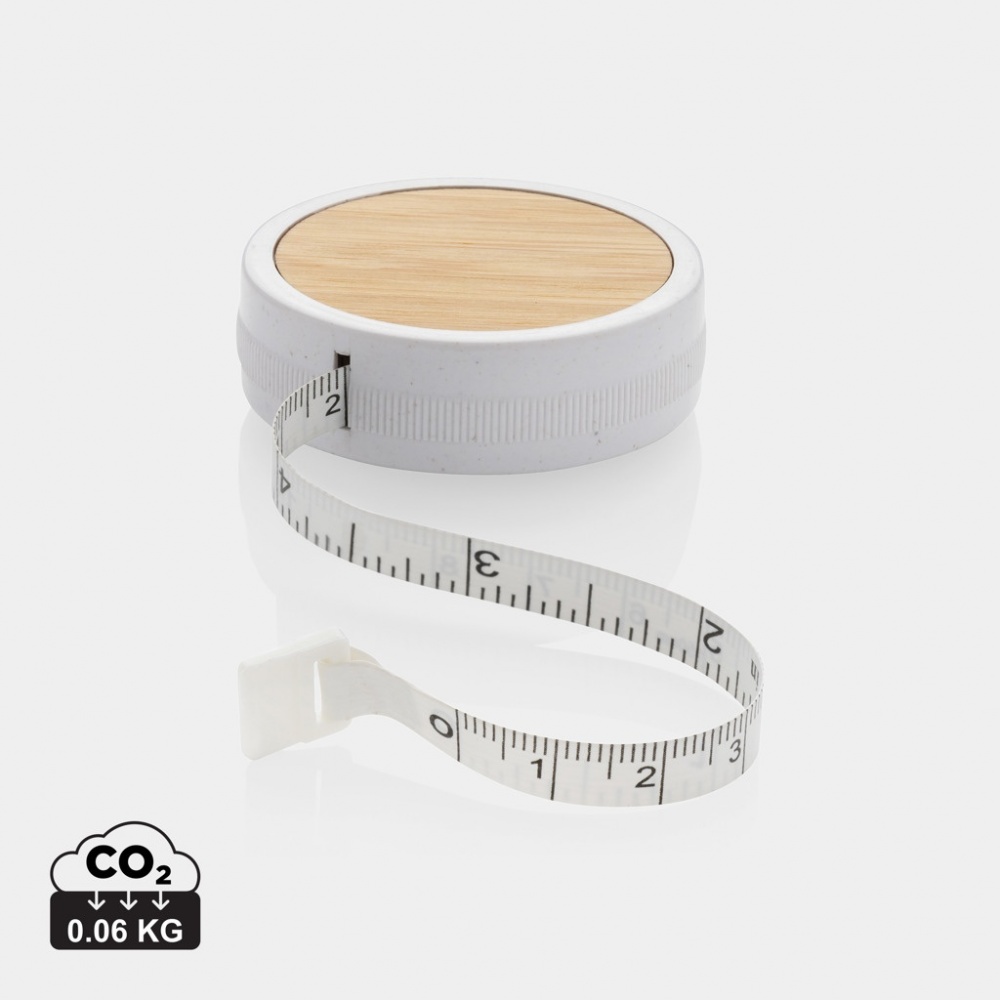 Logotrade promotional product image of: RCS recycled plastic & bamboo tailor tape