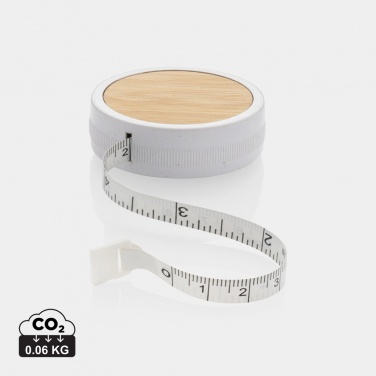 Logo trade promotional items image of: RCS recycled plastic & bamboo tailor tape