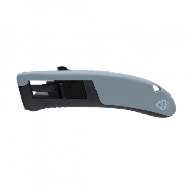 Logotrade promotional item picture of: RCS certified recycled plastic Auto retract safety knife