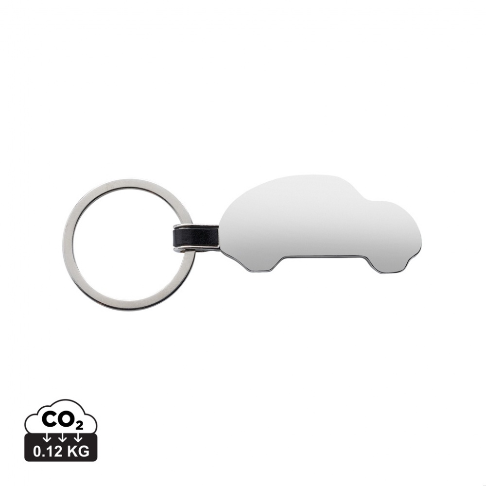 Logotrade promotional item picture of: RCS recycled zinc alloy car keyring