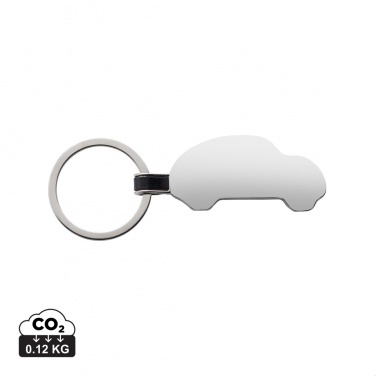 Logo trade advertising products image of: RCS recycled zinc alloy car keyring