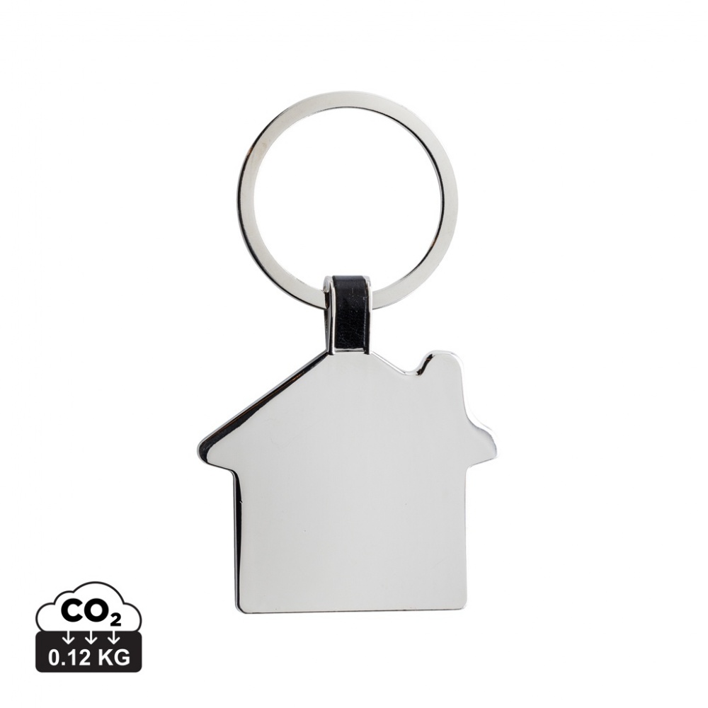 Logotrade corporate gifts photo of: RCS recycled zinc alloy house keyring