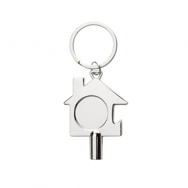 Logotrade promotional gift image of: RCS recycled zinc alloy 3 in 1 keychain