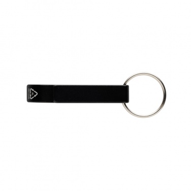 Logo trade promotional items image of: RCS recycled aluminum bottle and can opener