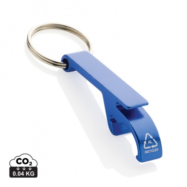 Logo trade promotional items image of: RCS recycled aluminum bottle and can opener