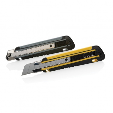 Logo trade business gift photo of: Refillable RCS rplastic heavy duty snap-off knife soft grip