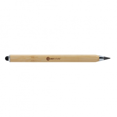 Logotrade promotional giveaway image of: Eon bamboo infinity multitasking pen