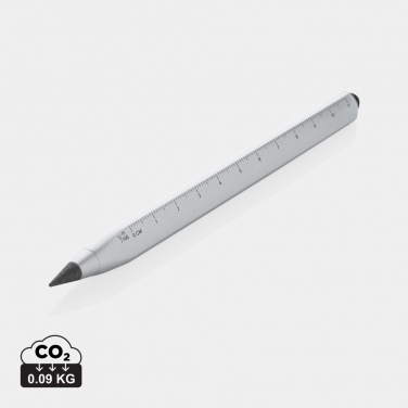 Logo trade advertising products picture of: Eon RCS recycled aluminum infinity multitasking pen