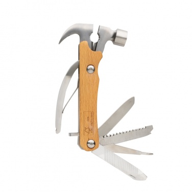 Logo trade corporate gifts image of: Wooden multi-tool hammer