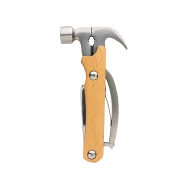 Logo trade promotional gifts picture of: Wooden multi-tool hammer