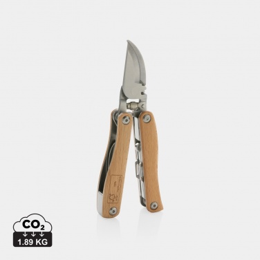 Logo trade promotional products image of: Wooden garden multi-tool