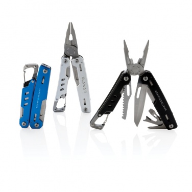 Logotrade promotional product picture of: Solid multitool with carabiner