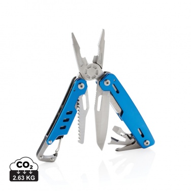 Logo trade promotional gifts image of: Solid multitool with carabiner