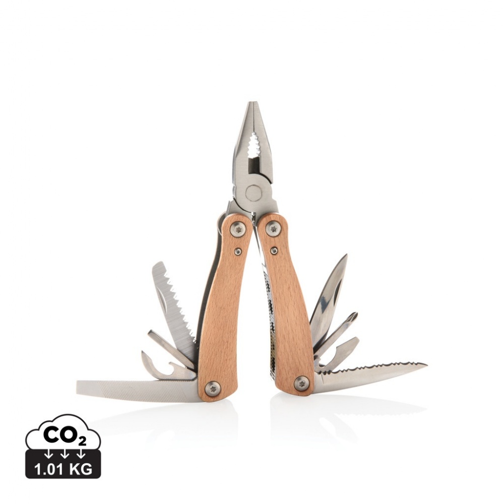 Logo trade promotional gifts picture of: Wood multitool