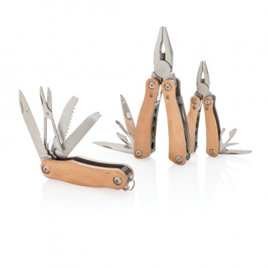 Logo trade promotional giveaways image of: Wood multitool