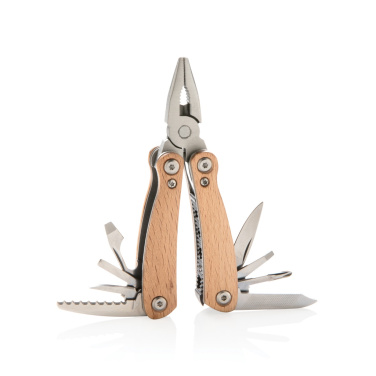 Logo trade business gift photo of: Wood multitool mini