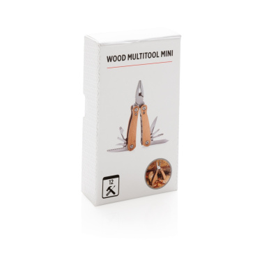 Logo trade promotional product photo of: Wood multitool mini