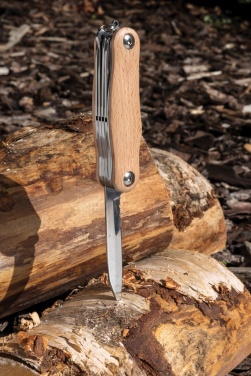 Logo trade promotional products picture of: Wood pocket knife