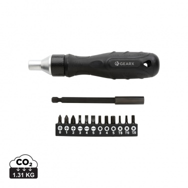 Logo trade business gifts image of: Gear X ratchet screwdriver