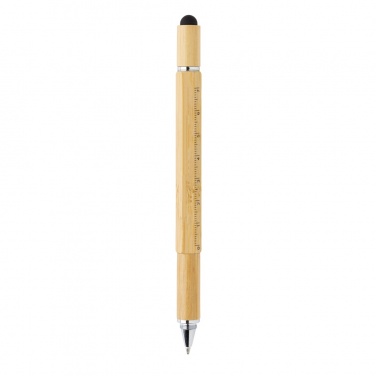 Logotrade advertising products photo of: Bamboo 5-in-1 toolpen