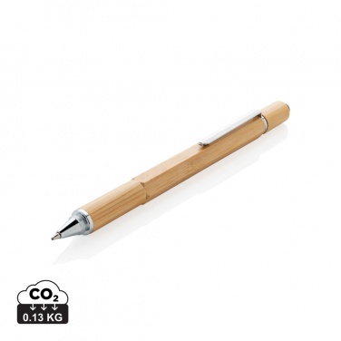 Logotrade promotional merchandise image of: Bamboo 5-in-1 toolpen