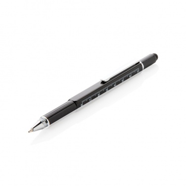 Logotrade promotional gift image of: 5-in-1 aluminium toolpen