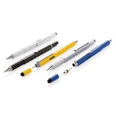 Logo trade corporate gift photo of: 5-in-1 aluminium toolpen