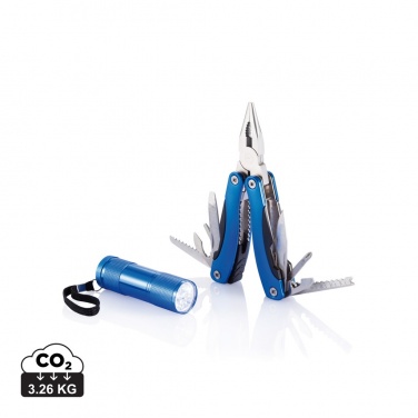 Logo trade promotional gifts image of: Multitool and torch set