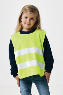 Logo trade promotional products picture of: GRS recycled PET high-visibility safety vest 3-6 years