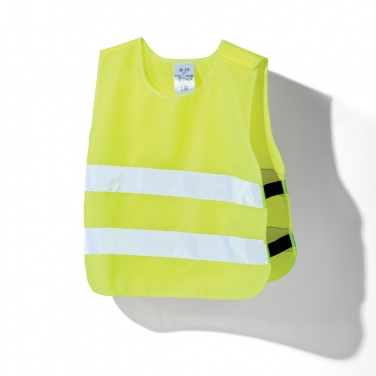 Logo trade corporate gifts picture of: GRS recycled PET high-visibility safety vest 3-6 years