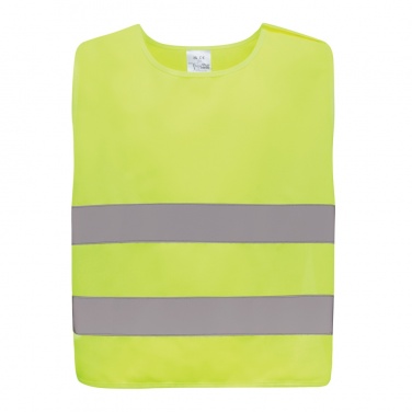 Logo trade advertising products image of: GRS recycled PET high-visibility safety vest 7-12 years