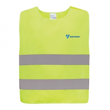 Logo trade promotional gifts picture of: GRS recycled PET high-visibility safety vest 7-12 years