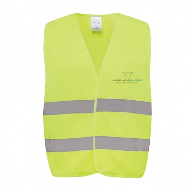 Logo trade advertising product photo of: GRS recycled PET high-visibility safety vest