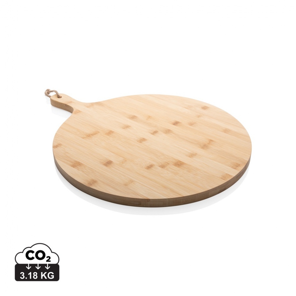 Logo trade promotional merchandise picture of: Ukiyo bamboo round serving board