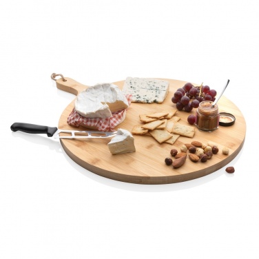 Logo trade corporate gifts image of: Ukiyo bamboo round serving board