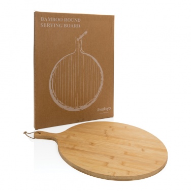 Logotrade promotional gift picture of: Ukiyo bamboo round serving board