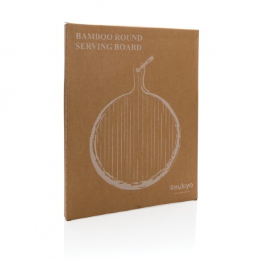 Logotrade promotional giveaway picture of: Ukiyo bamboo round serving board