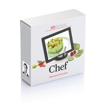 Logotrade promotional giveaway image of: Chef tablet stand with touchpen