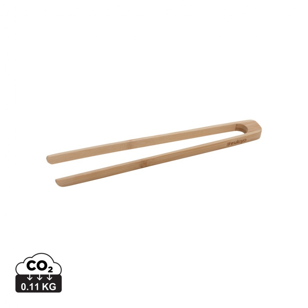 Logotrade promotional giveaway picture of: Ukiyo bamboo serving tongs