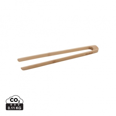 Logo trade promotional products image of: Ukiyo bamboo serving tongs