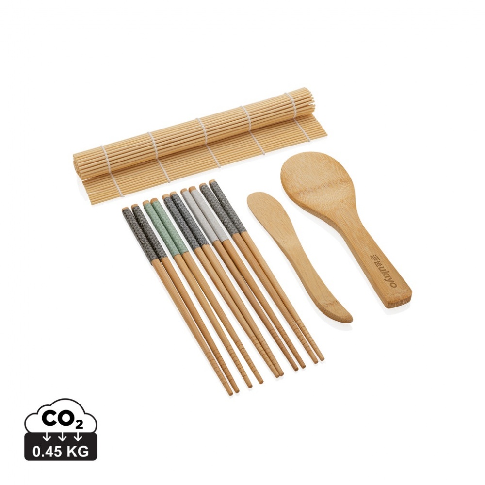 Logo trade promotional giveaways picture of: Ukiyo 8 pcs sushi dinner set