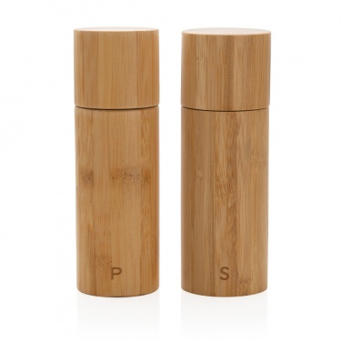 Logotrade promotional items photo of: Ukiyo bamboo salt and pepper mill set